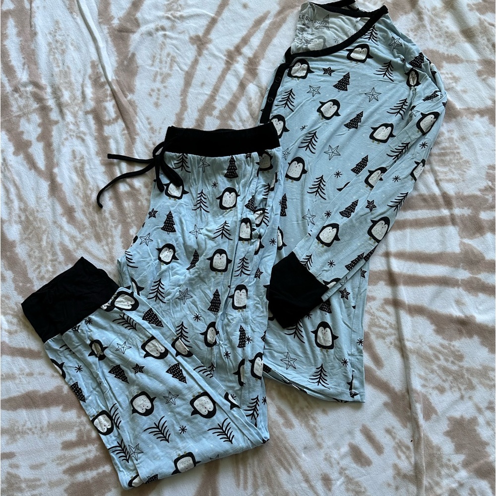 Women’s Little Bum Bums Penguin Bamboo PJs - Medium